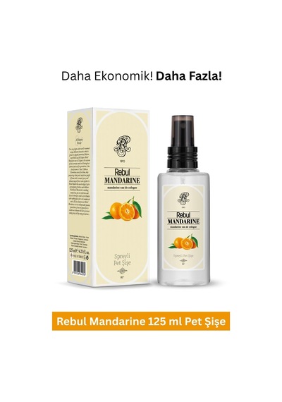 Mandalina Eau De Cologne 125 Ml Kutulu