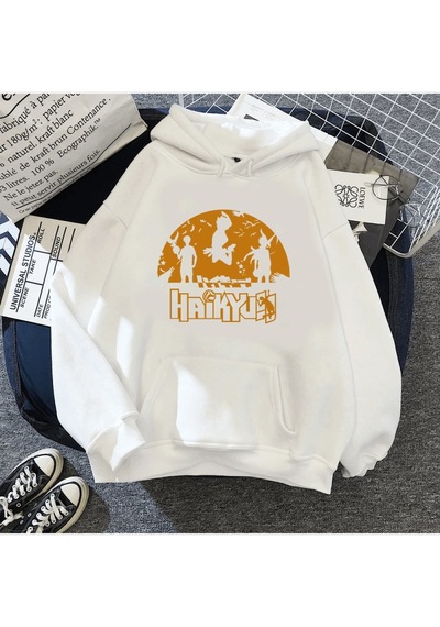 Haikyuu Kapşonlu Sweatshirt 001