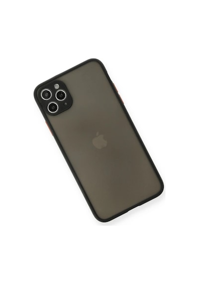 Apple Apple Uyumlu iPhone 11 Pro Max Kılıf Montreal Silikon Kapak - Siyah 0.2M-Çok Renkli