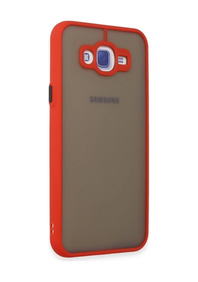 Newface Samsung Galaxy Uyumlu J7 Kılıf Montreal Silikon Kapak Semeglbl - 93 - Kırmızı