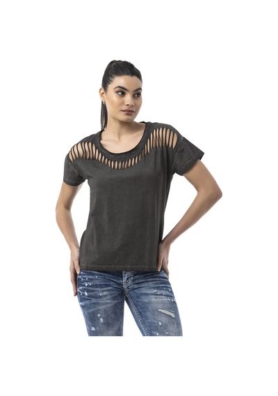 Wt388 Powermuse Graphic Women S T-shirt Fearless Chic Edition Çok Renkli