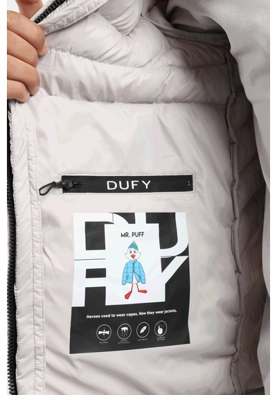 Dufy Taş Kapitone Slim Fit Erkek Mont-25287 Taş