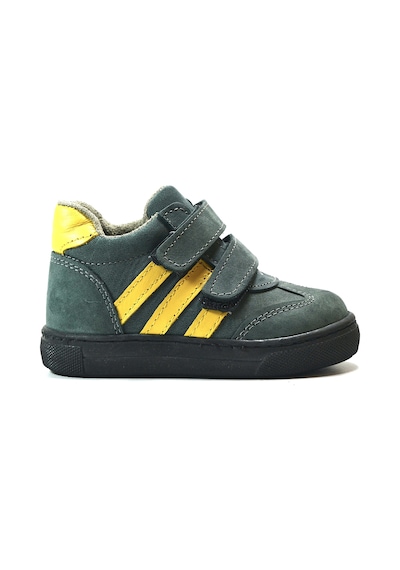 Onlo Ayakkabı S.260 Deri Haki Ortopedik Erkek Bebek Sneaker Haki