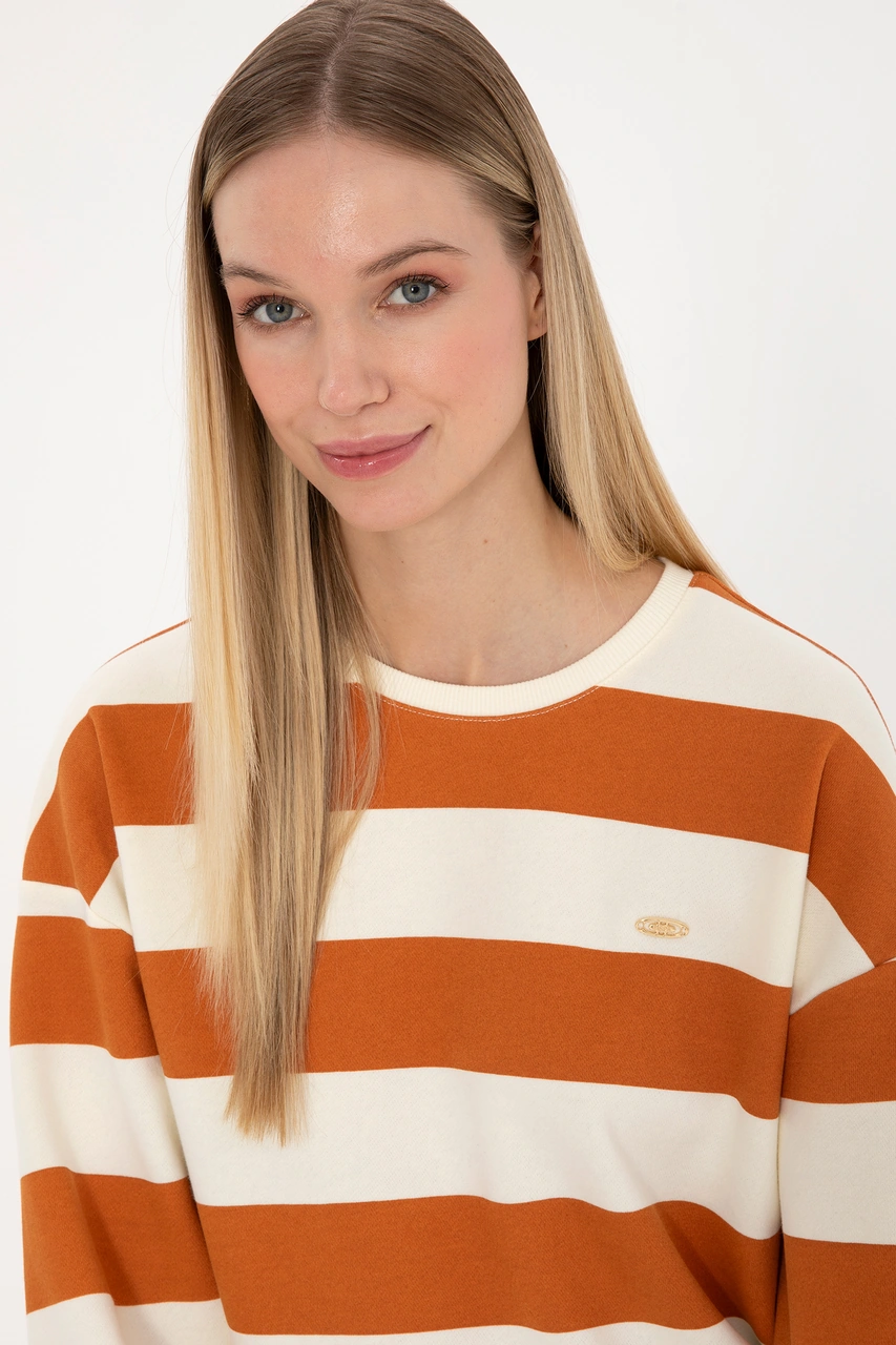 U.s. Polo Assn. Kadın Bakır Sweatshirt 50313563-vr182 Bakır