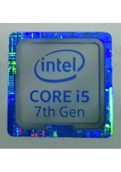 OEM İntel i5 7nci nesil sticker Sticker Etiket D17
