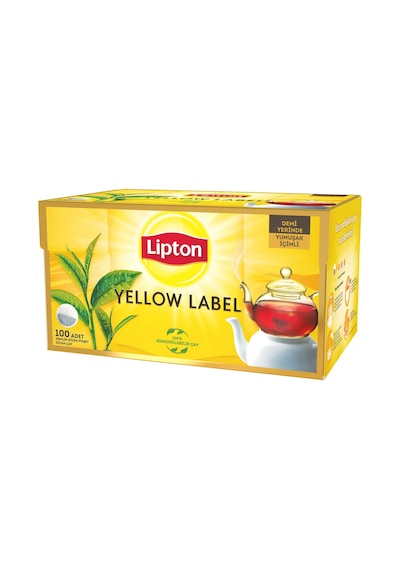 Lipton Demlik Poşet Çay Yellow Label 100'lü