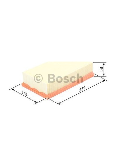 BOSCH 1457433595 HAVA FİLTRESİ CLIO III 1.4 16V MICRA 03- NOTE 06