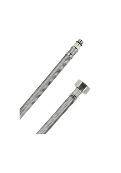 Lavoba Bağlantı Borusu M-10x3/8-70 Cm Flex Kalın Çelik Brajman Batarya Ve Çeşme Musluk Borusu