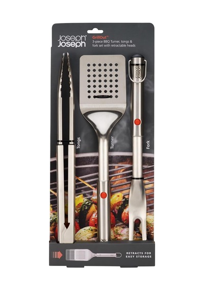 Joseph Joseph Grillout 3 Parçalı Paslanmaz Çelik Mangal Gereci Se