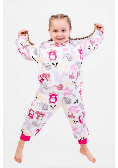 Babymod Elyaf Dolgulu 2,5 Tog Pamuklu Penye Astarlı Kız /erkek Çocuk Uyku Tulumu Pembe