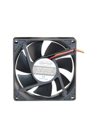 3 Pin Pwm Kasa Fanı 80x80x25mm 12v Dc Soğutucu Sessiz Fan