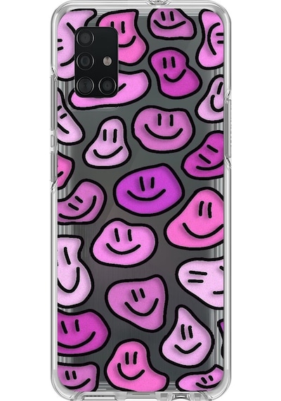 Samsung Galaxy A71 Uyumlu Şeffaf Kılıf Wallpaper 7 Tasarımlı