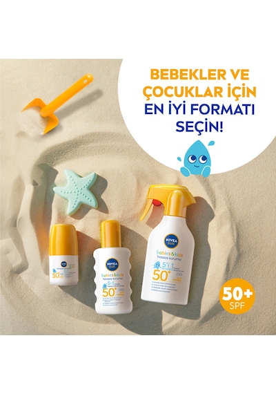 Nivea Sun Güneş Roll-on Çocuk Hassas Gkf 50+ 50 Ml