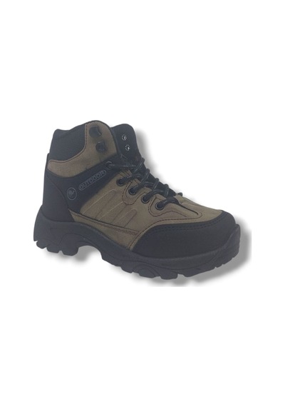 Zerhan Scot 769 Erkek Çocuk Vizon Bağcıklı Fermuarlı Bot Vizon