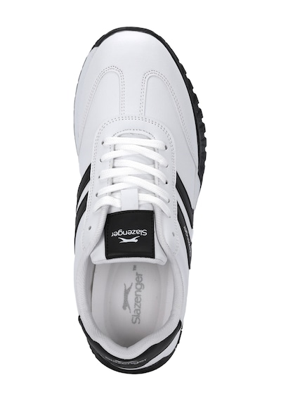 Slazenger French I Erkek Beyaz / Siyah Günlük Spor Ayakkabısı Beyaz - Siyah