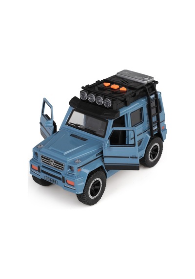 Vardem Kutulu Sürtmeli Işıklı Müzikli Off-road Lüks Araba - Mavi