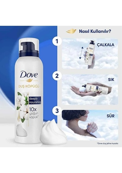 Dove Duş Köpüğü Seti 3 Lü PKT.DOVE.044 Diğer