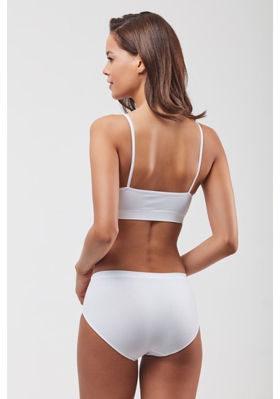 Elite Life 810 A-03 Kadın Slip Külot Beyaz