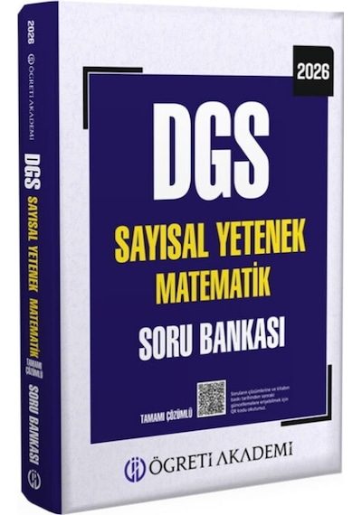 2026 Dgs Sayısal Yetenek Matematik Soru Bankası Çözümlü Öğreti Akademi