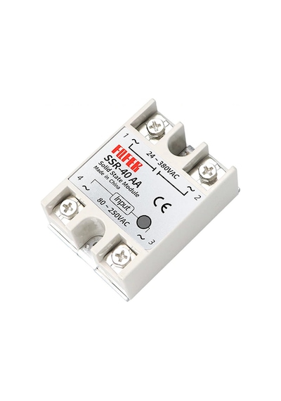 Alkatronik-Ssr-40Aa Röle Tek Fazlı Solid State 80-250Vac 40A Anahtar