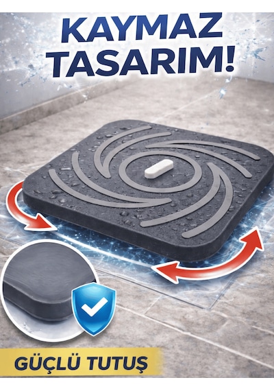 Beylini Kötü Koku Böcek Önleyici Gider Tıpası Lavabo Balkon Tuvalet Gider Kapatıcı Kapak Silikon Gri-gri Gri-gri