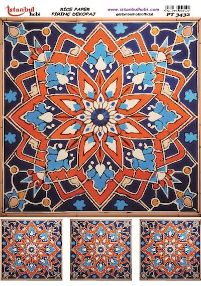 Pirinç Dekopaj Kağıdı 30x42cm Pt-3432
