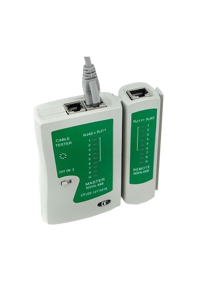 Rj45 Rj11 Cat5 Network Kablo Tester Test Kontrol Bağlantı Cihazı