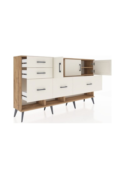 Arges Konsol 3 Raflı 5 Çekmeceli 3 Kapaklı 176x30x99 Çam-aytaşı Aytası - Atlas Çam Arges Konsol 3 Raflı 5 Çekmeceli 3 Kapaklı 176x30x99 Çam-aytaşı Aytası - Atlas Çam