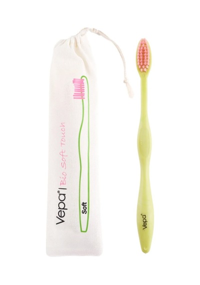 Vepa Bio Soft Touch Ahşap Yetişkin Diş Fırçası Keseli Ambalaj