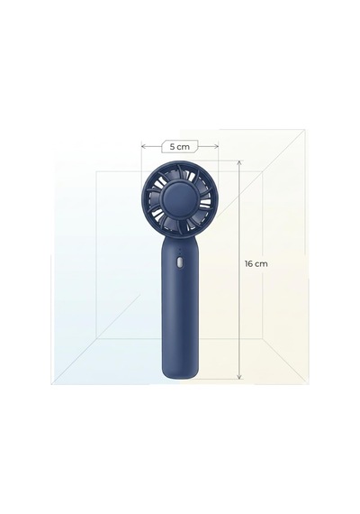 Deinhaus Mini-fan Taşınabilir El Fanı, Masaüstü Standlı, Usb Şarjlı, 16 Cm, 3 Kademeli Hız Ayarlı Masaüstü