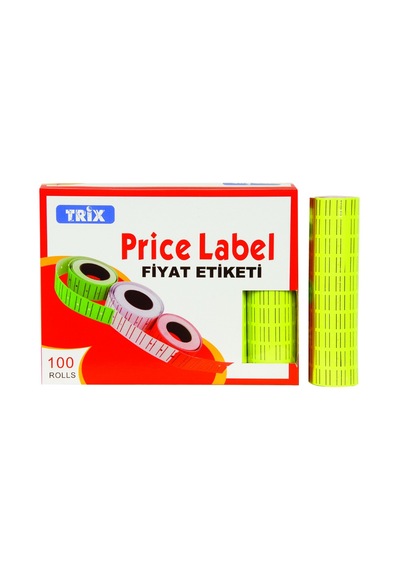 Etiketi- Sarı- 100'lü