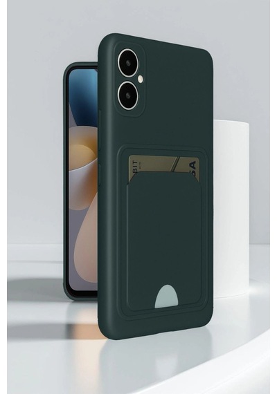 Samsung Galaxy A05 Kelvin Kartvizitli Silikon - Lila
