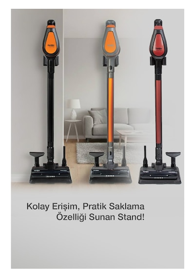 Fantom Pluto P 6000 Cyclone Dikey Elektrikli Toz Torbasız Süpürge