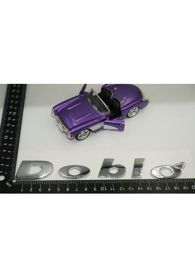 Fiat Doblo Bagaj Krom Metal 3M 3D Yazı Logo Amblem