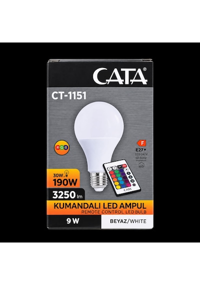 9 W Kumandalı Led Ampül