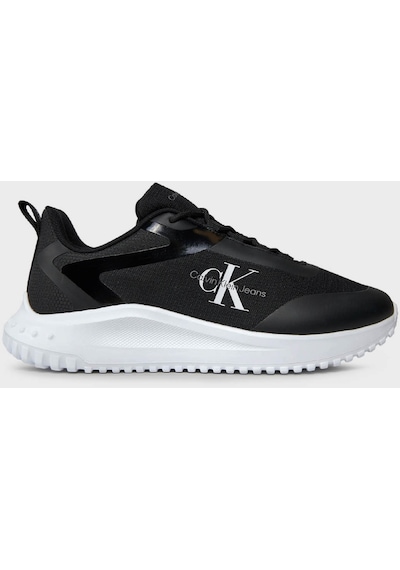 Calvin Klein Logolu Sneaker YM0YM00968 0GM Erkek Ayakkabı Siyah - Beyaz Calvin Klein Logolu Sneaker YM0YM00968 0GM Erkek Ayakkabı Siyah - Beyaz