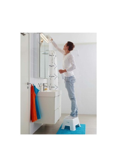 Tabure Beyaz 45x35x25 Cm Renkli - 648615712 Renkli