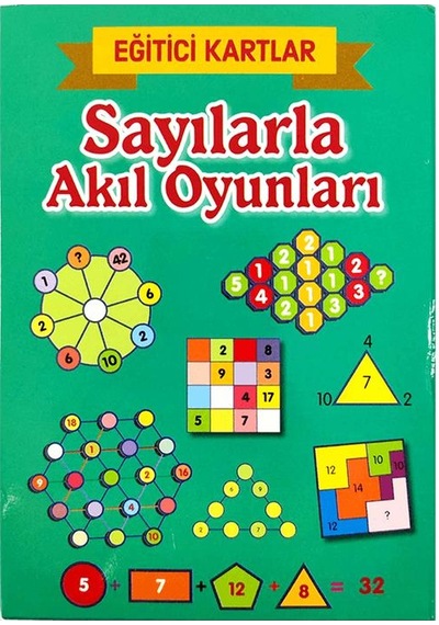 Sayılarla Akıl Oyunları Eğitici Kartlar - Etkinlik Kartları