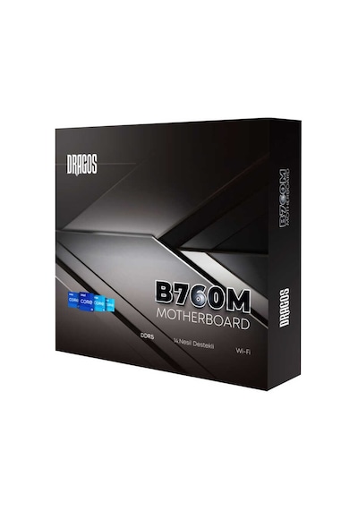 Dragos Dragmode B760M D5PRO Intel B760 8000 MHz (OC) DDR5 Soket 1700 mATX Anakart