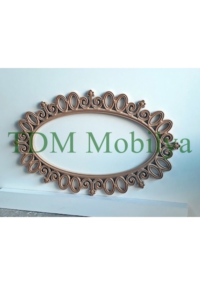 Ayna Resim Çerçevesi Işlemeli Ahşap Çerçeveler Tdm Çerçeve-00010