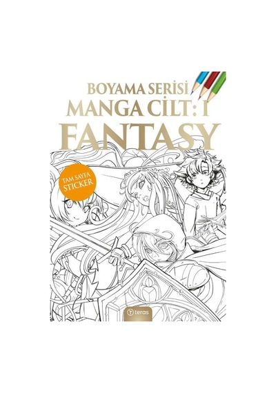Manga Boyama Cilt I Fantasy
