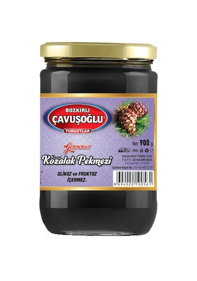 Bozkırlı Çavuşoğlu Kozalak Pekmezi Cam Kavanoz 900 G