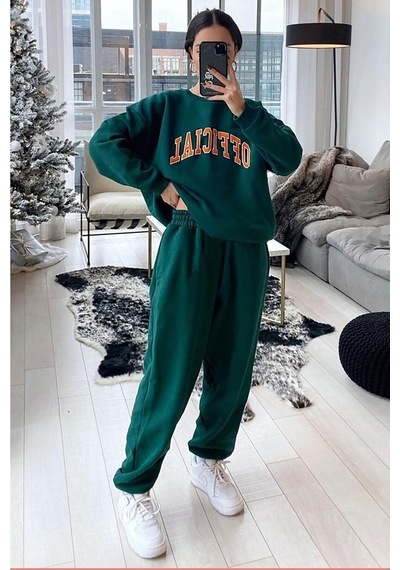 Madmext Mad Girls Yeşil Eşofman Takım Mg944 Yeşil