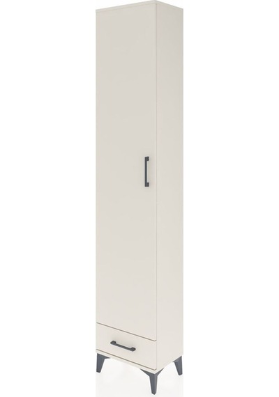 Arges Dolap 3 Raflı Tek Çekmeceli Tek Askılı 44x30x221 Aytaşı-aytaşı Aytası