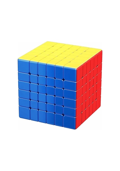 Xmdcuber Moyu Meilong 6 M Speed Cube 6 X 6 Manyetik Çıkartmasız, Meilong 6 M V2 Speed Cube 6x6x6 Manyetik Sihirli Kü