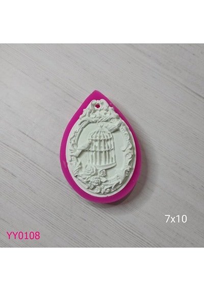 Yy0108 Elips Kafesli Silikon Kalıp