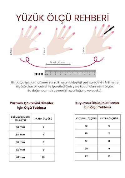 Bronz Yüzük Kristal Taşlı Bronz