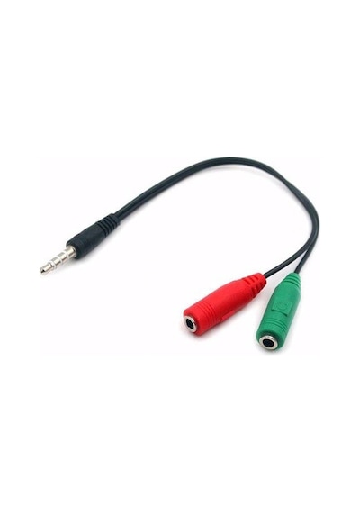 3.5mm Aux Kulaklık-mikrofon Ayırıcı Kablo