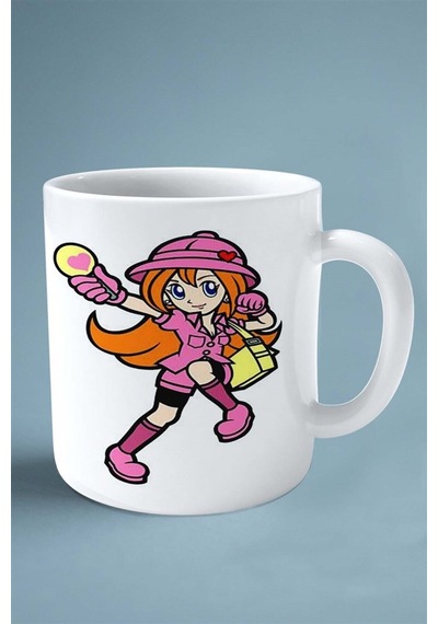 Wario Ware Baskılı Kupa Bardak Çift Taraflı Baskı Kişiye Özel Model 2 Çok Renkli
