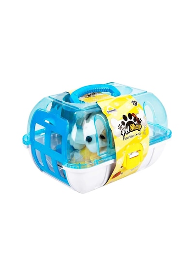 Mey İthalat Çantalı Peluş Köpek Veteriner Seti Çok Renkli